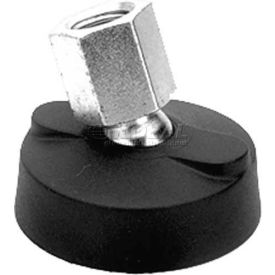 Leveling Mount w/o Bolt Holes 3/8-16"" Socket 3.15"" Base Dia 1.75""H 5000 Lbs. Load Cap - USA