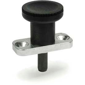 J.W. Winco, Inc 6W14L88 Plate Mount Indexing Plunger - Non Lock-Out Type Steel .24"x.55" Pin image.