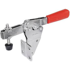 J.W. Winco, Inc 820.2-230-MFC-NI J.W. Winco 820.2 Horizontal Acting Toggle Clamp Vertical Mounting Base, Stainless Steel, Size 230 image.