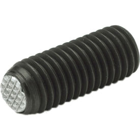 J.W. Winco, Inc 605-M8-30-VR J.W. Winco 605-M8-30-VR Set Screw w/ Serrated Flat Ball & Safety Twist - M8 x 30mm Thread Length image.