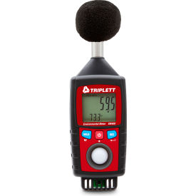 JEWELL INSTRUMENTS PAPER EM400 Triplett 8-in-1 Environmental Meter with Sound, Red image.
