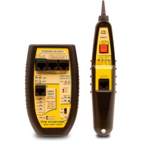 JEWELL INSTRUMENTS PAPER TVR10/100/1000K(CS) Triplett LAN Tester w/ Remote Probe for Hubs, Switches, PCS, & Cables image.