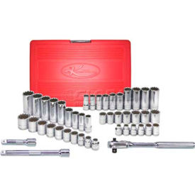 Chrome Spline Socket Set, 3/8" Drive, 45 Piece view 2