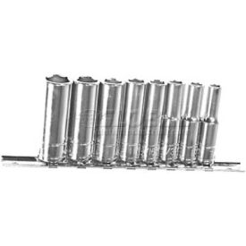Fractional Socket Set 1/4" Drive 6 Point 8 Piece Deep 
