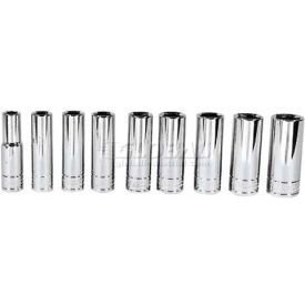 Metric Socket Set 3/8" Drive 6 Point 9 Piece 