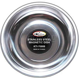 INTEGRATED SUPPLY NETWORK KTI-70999 Magnetic Parts Dish Stainless Steel 5-1/4" Diameter image.