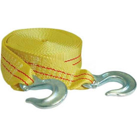 INTEGRATED SUPPLY NETWORK KTI-73803 K-Tool 73803 10,000 Lb. Capacity Tow Strap 25 x 1-3/4" with Forged Hooks image.
