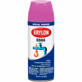 Krylon Products Group-Sherwin-Williams K01929777 Krylon OSHA Aerosol Paint Safety Purple, 12 oz. Aerosol Can - KO1929777 image.