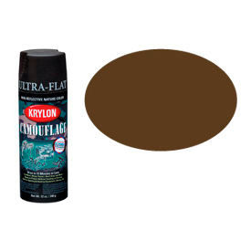 Krylon Products Group-Sherwin-Williams K04292007 Krylon Camouflage With Fusion For Plastic Paint Brown - K04292007 image.