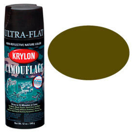 Krylon Products Group-Sherwin-Williams K04293777 Krylon Camouflage With Fusion For Plastic Paint Olive Drab - K04293007 image.