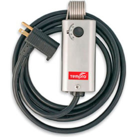 Tempro Industrial Line Voltage Temperature Controller TP515 Heat Only w/ 6" Piggyback Power Cord 