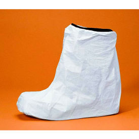 Keystone Adjustable Cap Company Inc BC-NWPI Laminated Polypropylene Boot Covers, White, Large, 100 Pairs/Case image.