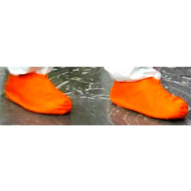Keystone Adjustable Cap Company Inc BC-RBR-OR-XL Heavy Duty Latex Boot/Shoe Covers, Orange, XL, 100 Pairs/Case image.