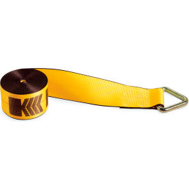Kinedyne Corporation 423010 Kinedyne Winch Strap 423010 with Delta Ring - 30 x 4" Gold image.
