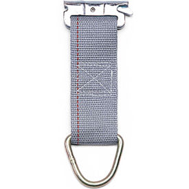 Kinedyne Corporation 660001 Kinedyne Rope Tie Off - 6" x 2" D-Ring Spring-Loaded Fitting - 660001 image.