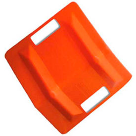 Kinedyne Corporation VB13 VeeBoard® Stackable Corner Edge Guard Protector W/Double 4-1/2" Slots, 11"L x 8"W x 8"H, Orange image.