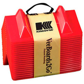 Kinedyne Corporation VB2GO VeeBoard® Lightweight Corner Edge Protectors, 11"L x 4"W x 4"H, Red, 20/Pack image.