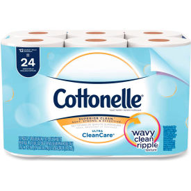 Cottonelle® Clean Care Bathroom Tissue Septic Safe 1-Ply White 170 Sheets/Roll 12 Rolls/PK