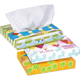Junior Facial Tissue, Two-Ply, 40 Tissues/Box, 80 Boxes/Case view 2