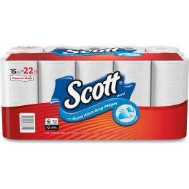 Scott Choose-A-Sheet Mega Roll Paper Towels, 1-Ply, White, 102/Roll, 30 Rolls Case