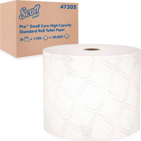 Scott® Pro Small Core High Capacity/SRB Bath Tissue 2Ply White 1100 Sheets/Roll 36 Rolls/CT