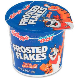 Kelloggs KEB01468 Kelloggs® Cereal-In-A-Cup, Frosted Flakes, 2.1 Oz, 6/Pack image.