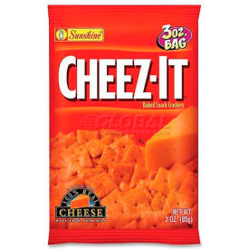 Kelloggs KEB19133 Sunshine® Cheez-It® Crackers, Cheddar, 3 Oz, 6/Box image.