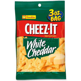 Kelloggs KEB31533 Sunshine® Cheez-It Crackers, White Cheddar, 3 oz., 6/Box image.