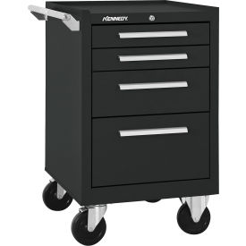 Kennedy® K2000 4 Drawer Roller Cabinet 21"W x 20" x 35"H Black