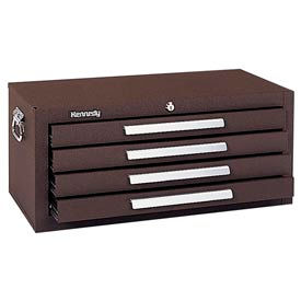 Kennedy Manufacturing Co 2604B Kennedy® 2604B Signature Series 26-5/8"W X 12"D X 11-3/4"H 4 Drawer Brown Add-On Base image.