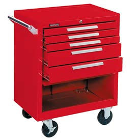 Kennedy Manufacturing Co 275XR Kennedy® 275XR K1800 Series 27"W X 18"D X 35"H 5 Drawer Red Roller Cabinet image.