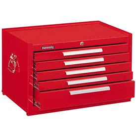 Kennedy Manufacturing Co 2805XR Kennedy® 2805XR Signature Series 29"W X 20"D X 16-5/8"H 5 Drawer Red Mechanics Chest image.