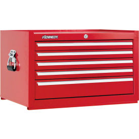 Kennedy® K2000 5 Drawer Chest 29"W x 20" x 16-1/2"H Red