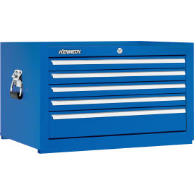 Kennedy® K1800 5 Drawer Chest 27"W x 18" x 16-1/2"H Blue