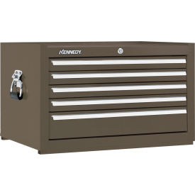 Kennedy® K1800 5 Drawer Chest 27"W x 18" x 16-1/2"H Brown