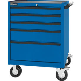 Kennedy® Maintenance Pro™ 5 Drawer Roller Cabinet 29"W x 20" x 40"H Blue