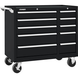 Kennedy® K1800 10 Drawer Roller Cabinet 39-3/8"W x 18" x 34-15/16"H Black