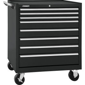 Kennedy® K2000 8 Drawer Roller Cabinet 34"W x 20" x 39"H Black