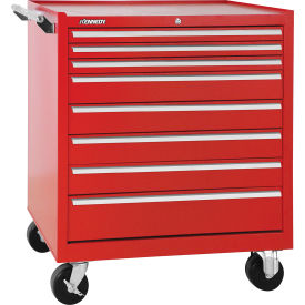 Kennedy® K2000 8 Drawer Roller Cabinet 34"W x 20" x 39"H Red