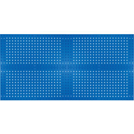 Kennedy® VTC 4 Panel Toolboard With Hook Set 18"W x 0.5" x 36"H Blue