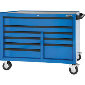 Kennedy® Maintenance Pro™ 9 Drawer Roller Cabinet 53-1/2"W x 25" x 41-1/8"H Blue