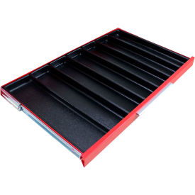 Kennedy Manufacturing Co 81933 Kennedy® 7 Compartment Drawer Organizer, 30"W x 18-3/8"D x 1-3/8"H, Black image.