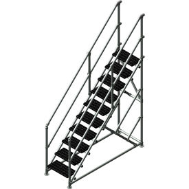 Kee Safety Inc. SAP-S-10-NS-8 Kee Safety® Crossover Ladder, 10 Steps, 87-5/8"L image.