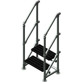Kee Safety Inc. SAP-S-2-NS-8 Kee Safety® Crossover Ladder, 2 Steps, 20"L image.