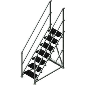 Kee Safety Inc. SAP-S-7-NS-8 Kee Safety® Crossover Ladder, 7 Steps, 62-1/2"L image.