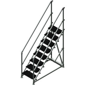 Kee Safety Inc. SAP-S-8-NS-8 Kee Safety® Crossover Ladder, 8 Steps, 70-1/8"L image.
