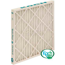 Koch Filter Corporation 102-714-007 Koch Filter™ Green Pleated Filter, 16 X 25 X 1", MERV 13, High Capacity image.