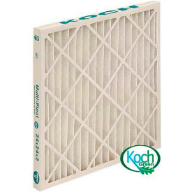Koch High Capacity Multi-Pleat Green Air Filter, MERV 13, Extended Surface, 24