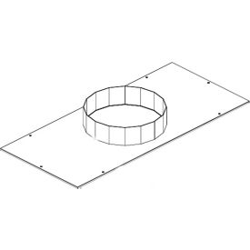 Koch Filter Corporation T10850-11055 Envirco 8" Dia. Duct Collar For Hospi-Gard® IsoClean® Units image.