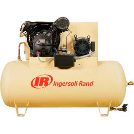 Ingersoll Rand 2545E10-VP 10HP Two-Stage Compressor 120 Gal Horiz. 175 PSI 35CFM 3-Phase 460V